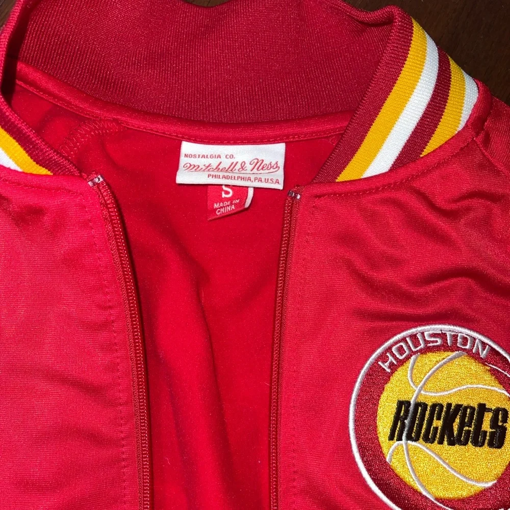Houston Rockets Long Sleeve Zip Jacket, Embroidered Rockets patch - Picture 7 of 11